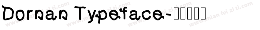 Dornan Typeface字体转换